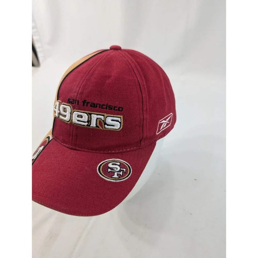 San Francisco‎ 49ers NFL Reebok Adjustable Hat Gold/Red (One Size) Proline